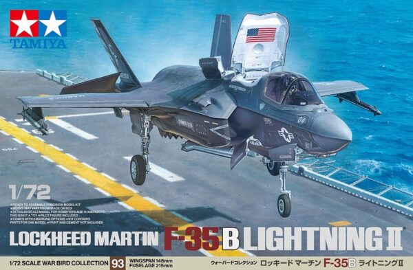 Tamiya Lockheed Martin F-35B Lightning II 1/72 Scale 60793