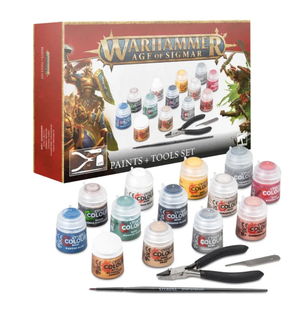 Warhammer Age of Sigmar Paints and Tools Set 80-17