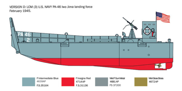 Italeri LCM 3 Landing Craft Mechanized 1/35 Scale 6755