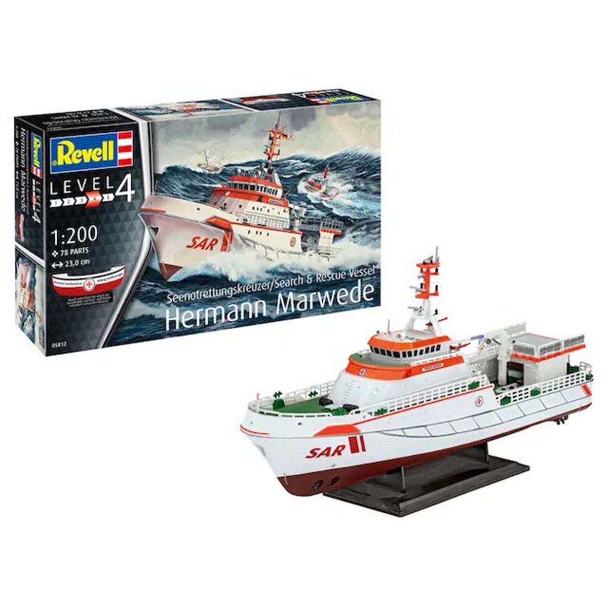 Revell Search and Rescue Vessel Hermann Marwede 1/200 Scale 05812