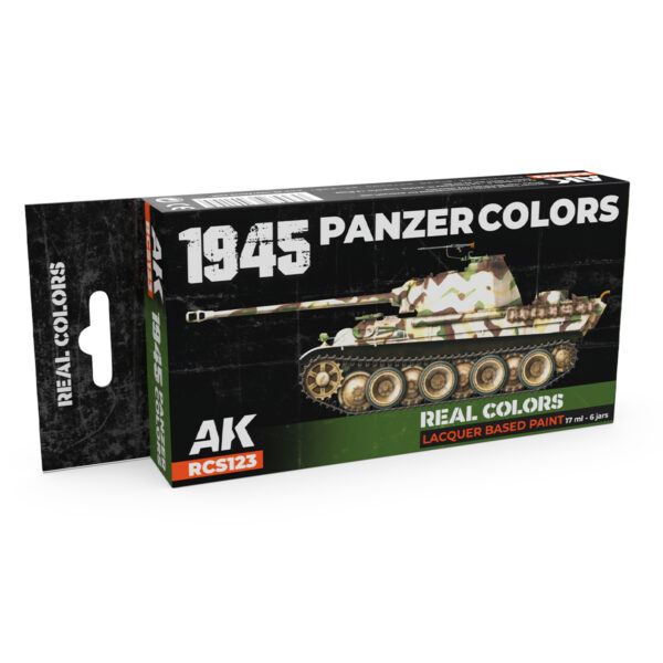 AK Interactive Real Colors 1945 Panzer Colors RCS123 Paint Set of 6