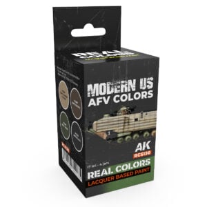 AK Interactive Real Colors Modern US AFV Colors RCS130 Paint Set of 4