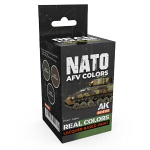 AK Interactive Real Colors NATO AFV Colors RCS131 Paint Set of 3