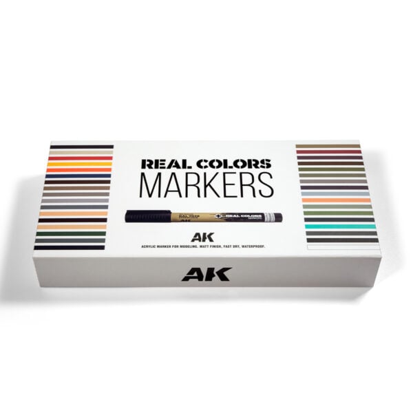 AK Interactive Real Colors Markers Special Box Set of 34 Units RCM150