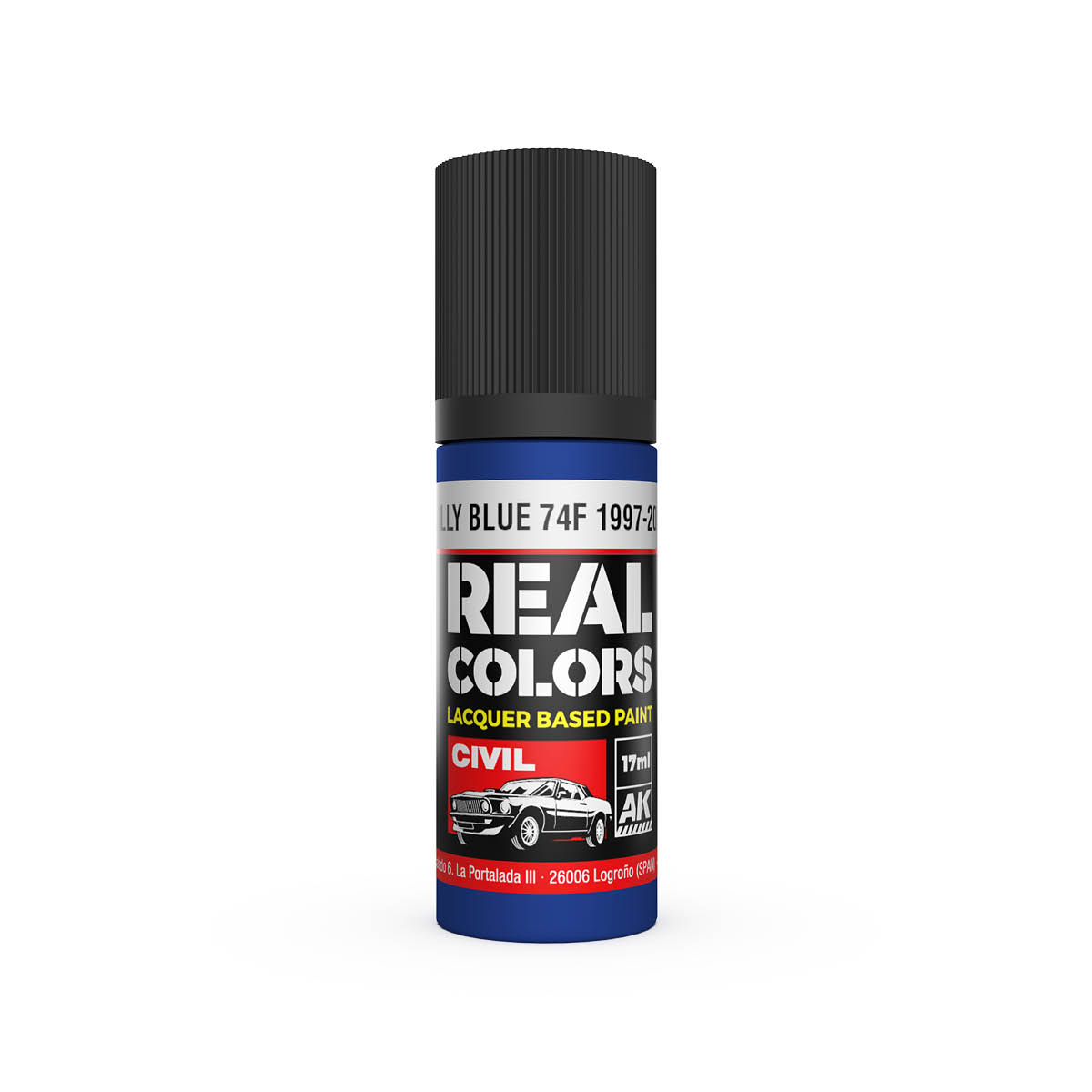 AK Interactive Real Colors Civil Rally Blue 74F 1997-2002 17ml