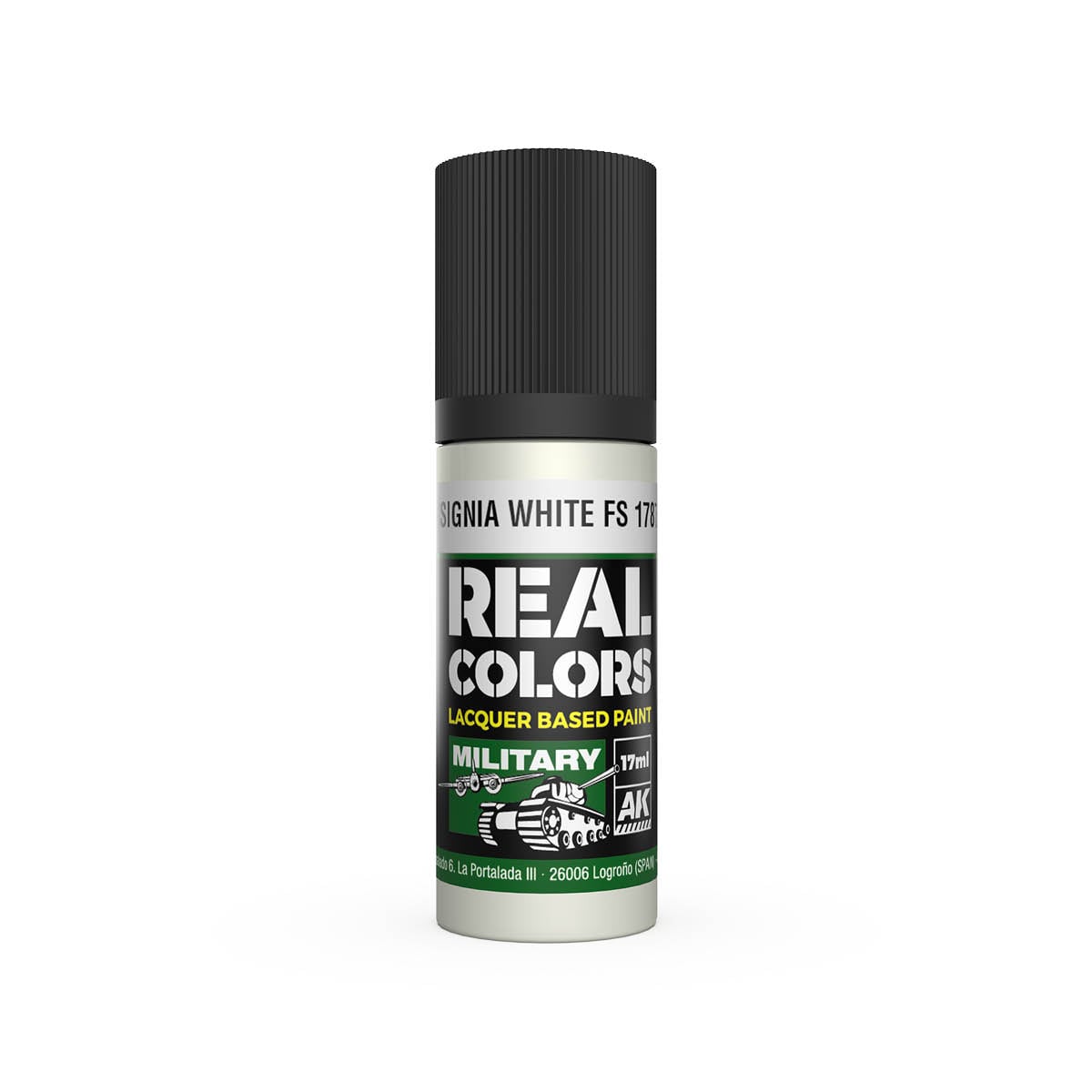 AK Interactive Real Colors Military Insignia White FS 17875 17ml RC891