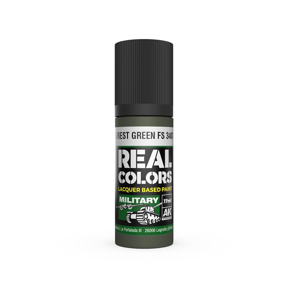 AK Interactive Real Colors Military Forest Green FS 34079 17ml RC900