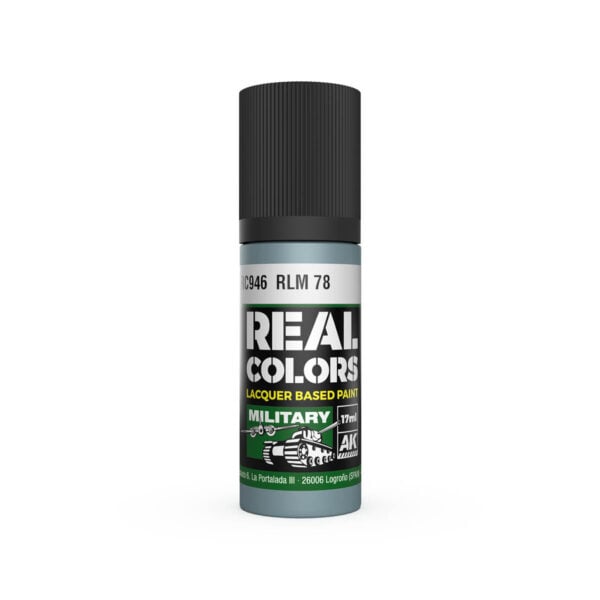 AK Interactive Real Colors Military RLM 78 17ml RC946