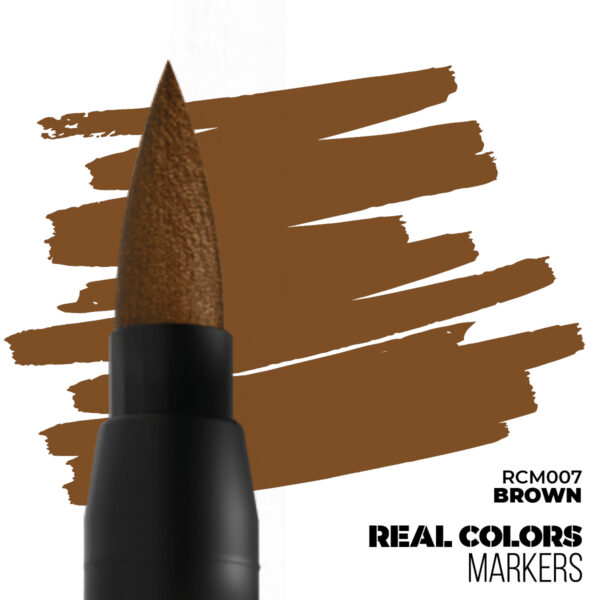 AK Interactive Real Colors Markers Brown RCM007