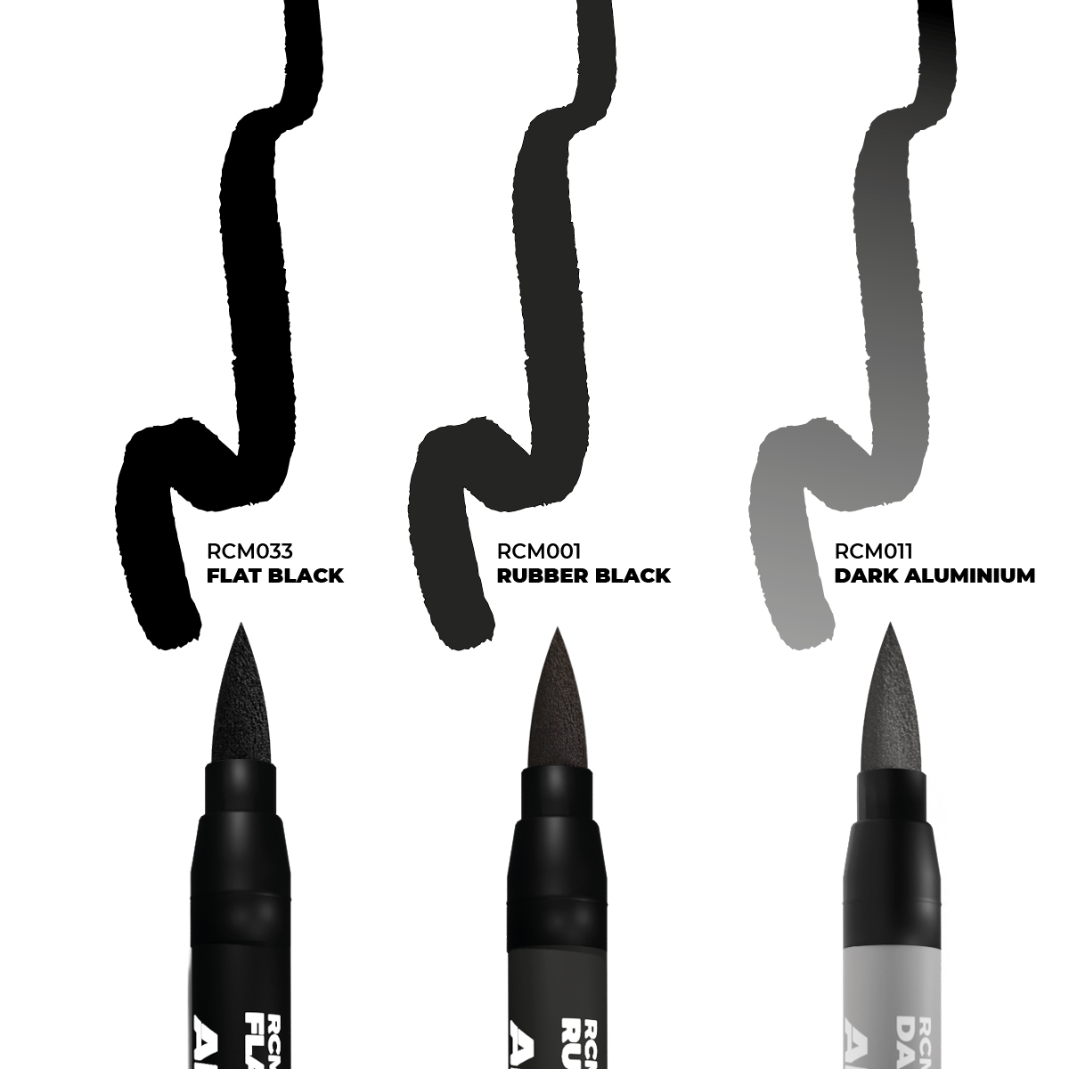 AK Interactive Real Colors Markers Wheels Set of 3 RCM102