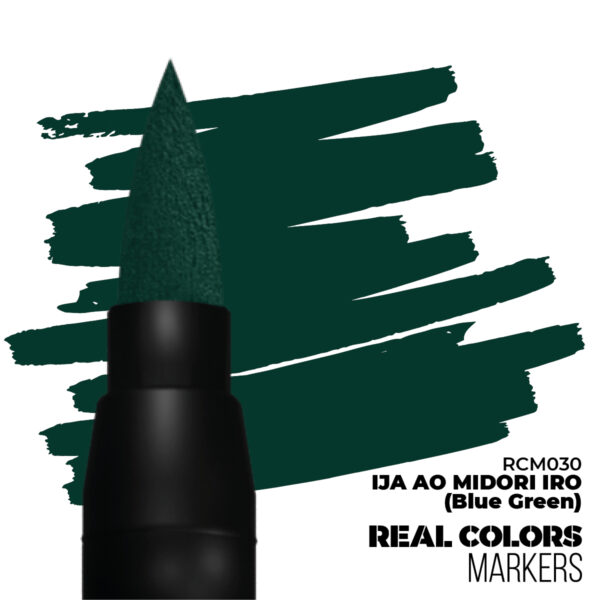 AK Interactive Real Colors Markers IJA Ao Midori Iro Blue Green RCM030