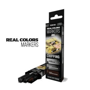 AK Interactive Real Colors Markers Chipping Set of 3 RCM105