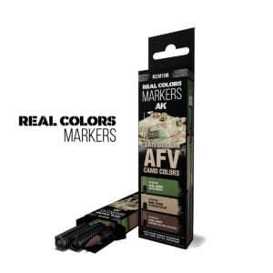 AK Interactive Real Colors Markers Late German AFv Camo Colors Set of 3 RCM108