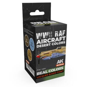 AK Interactive Real Colors WWII RAF Aircraft Desert Colors RCS110 Paint Set of 3