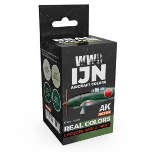 AK Interactive Real Colors WWII IJN Aircraft Colors RCS115 Paint Set of 4