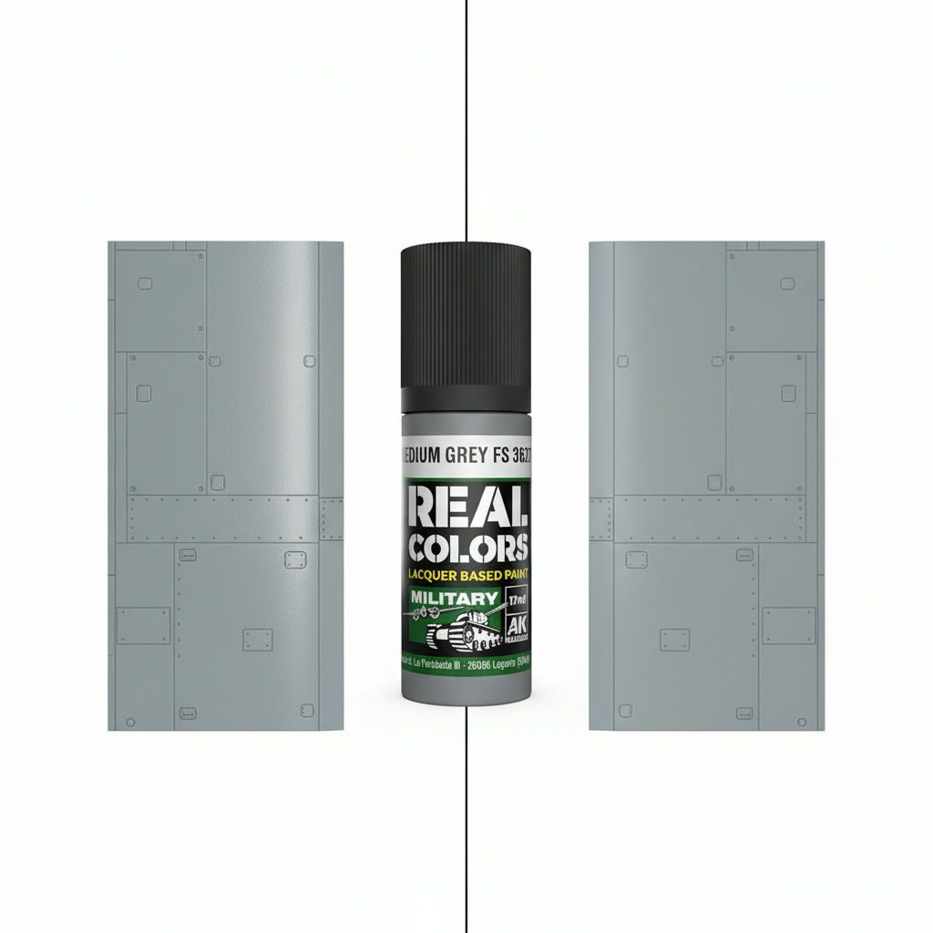 AK Interactive Real Colors Military Medium Grey FS 36270 17ml RC918 ...