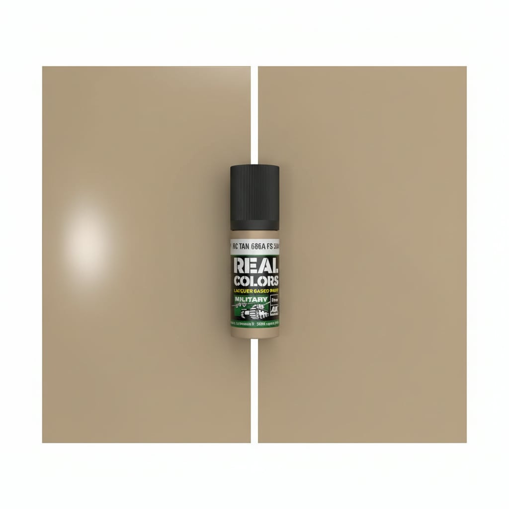 33446 Color Code AK Interactive Real Colors Military CARC Tan 686A FS 33446 17ml RC885 ...