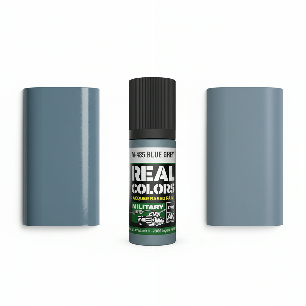 AK Interactive Real Colors Military M-485 Blue Grey 17ml RC923