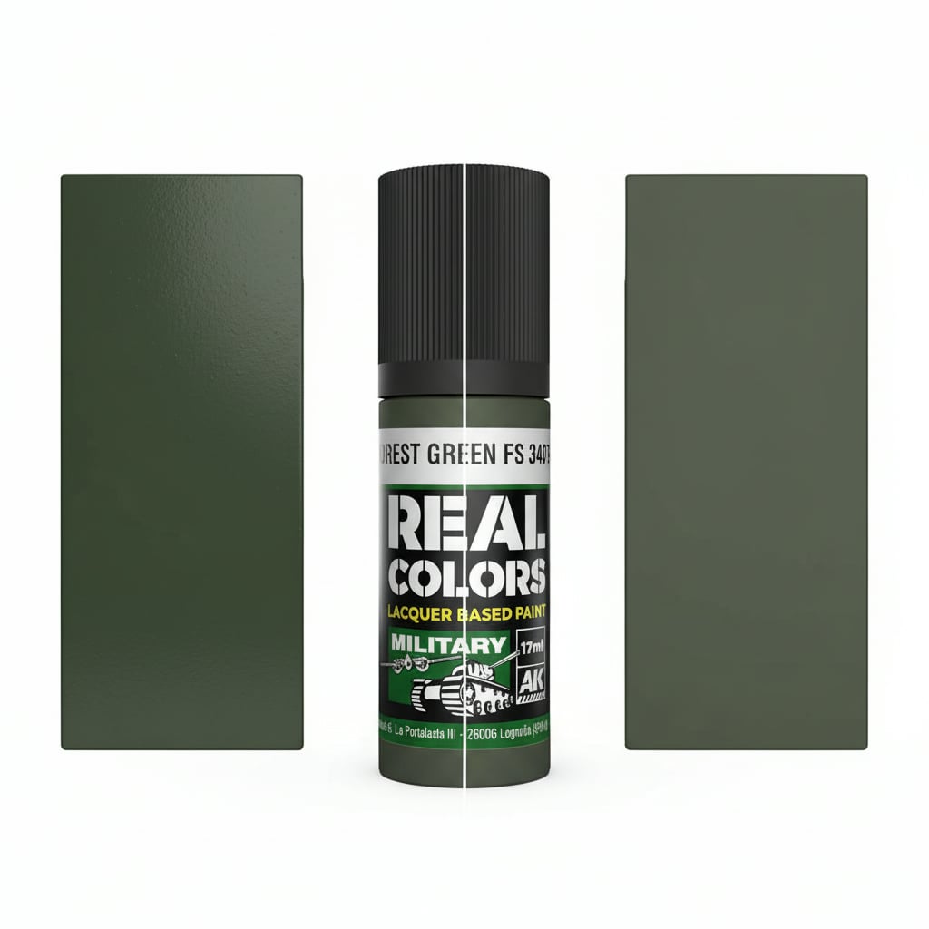 AK Interactive Real Colors Military Forest Green FS 34079 17ml RC900