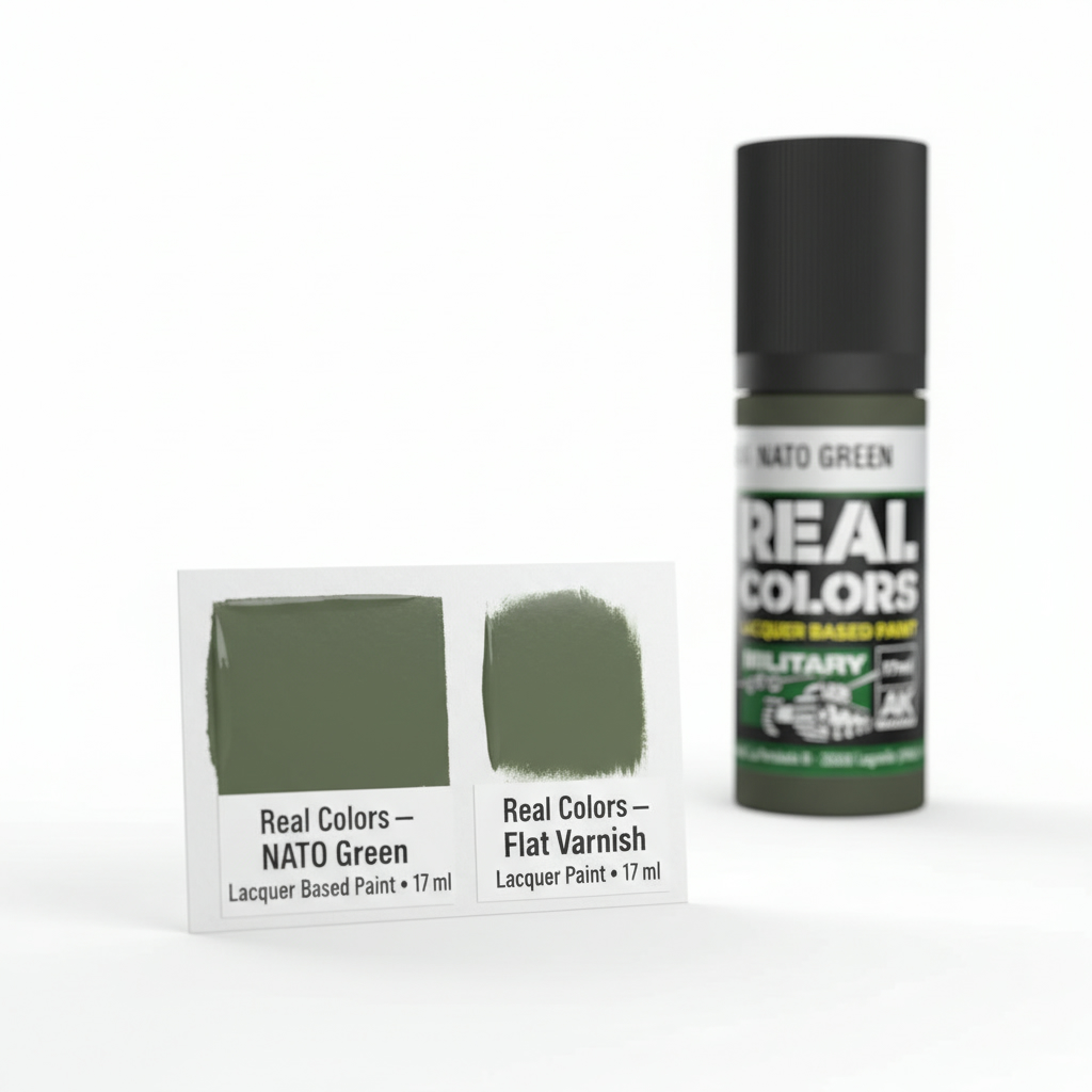 AK Interactive Real Colors Military NATO Green 17ml RC886