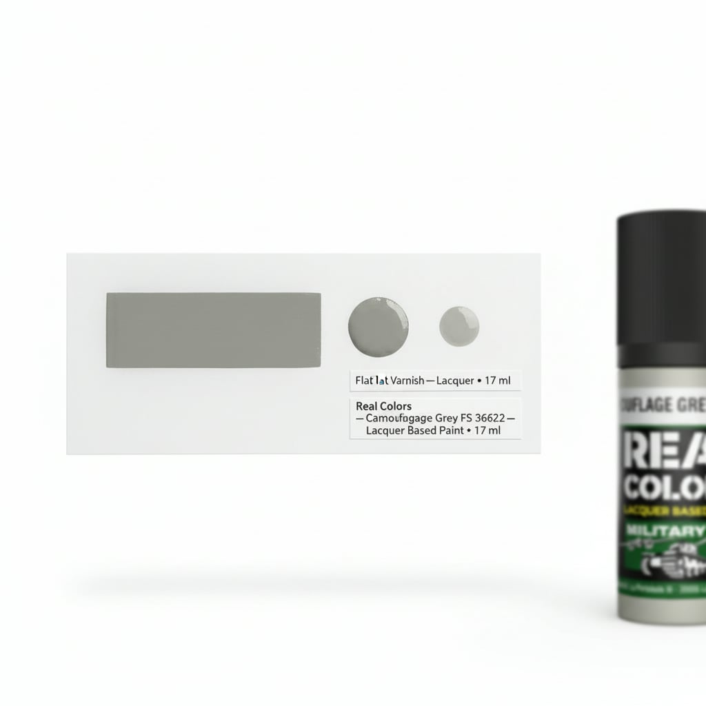 AK Interactive Real Colors Military Camouflage Grey FS 36622 17ml RC922