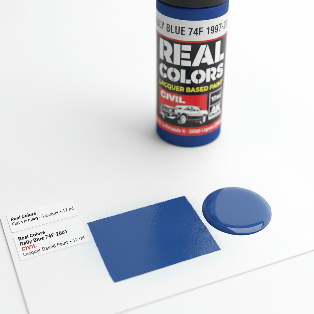 AK Interactive Real Colors Civil Rally Blue 74F 1997-2002 17ml