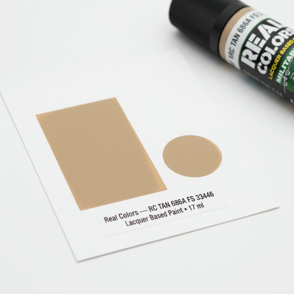 AK Interactive Real Colors Military CARC Tan 686A FS 33446 17ml RC885