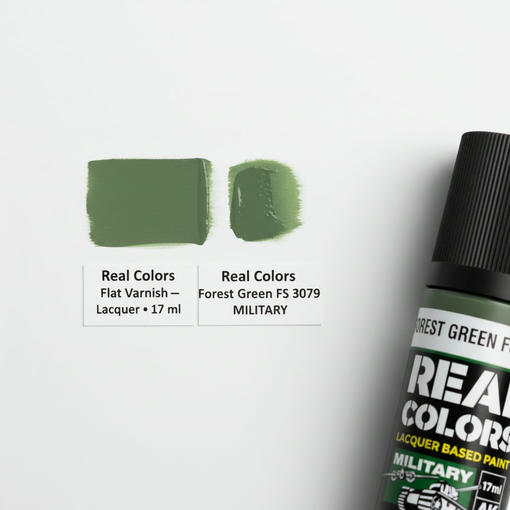 AK Interactive Real Colors Military Forest Green FS 34079 17ml RC900