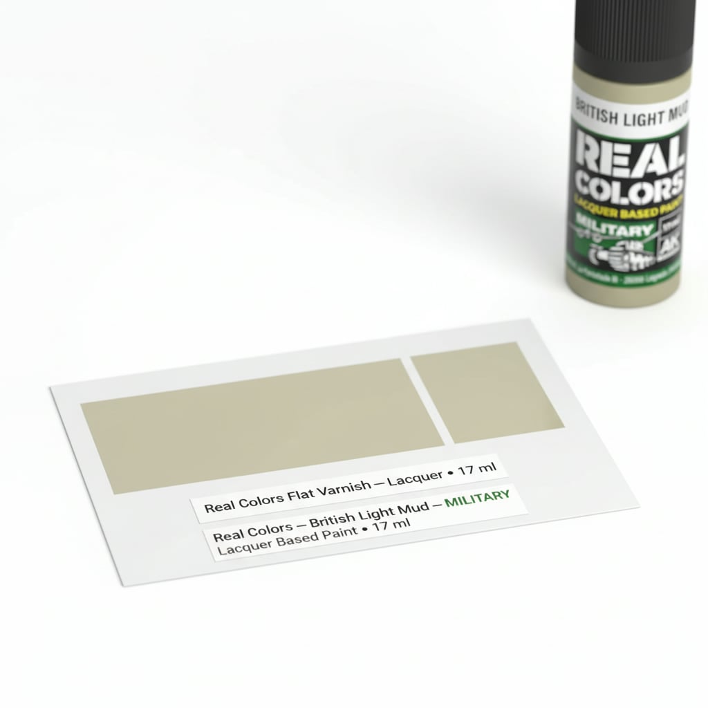 AK Interactive Real Colors Military British Light Mud 17ml RC872
