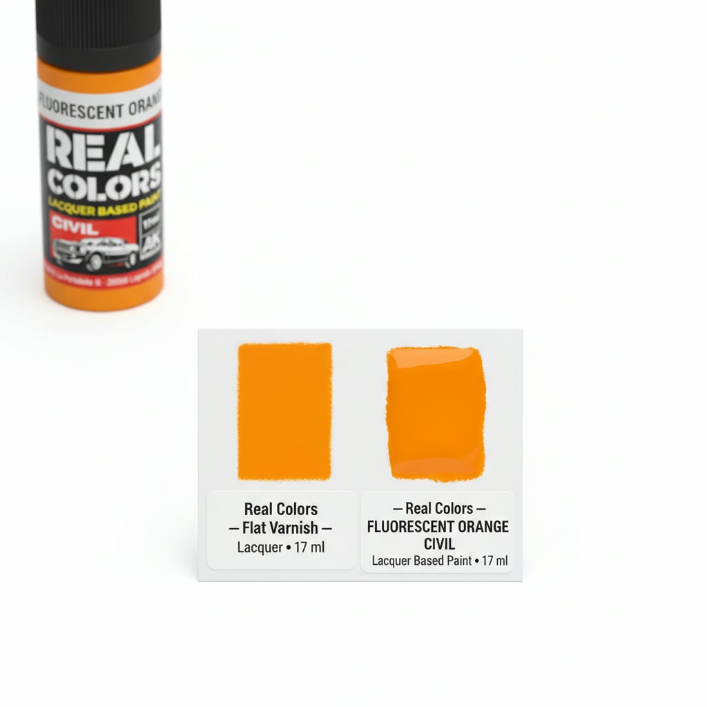 AK Interactive Real Colors Civil Fluorescent Orange 17ml RC838