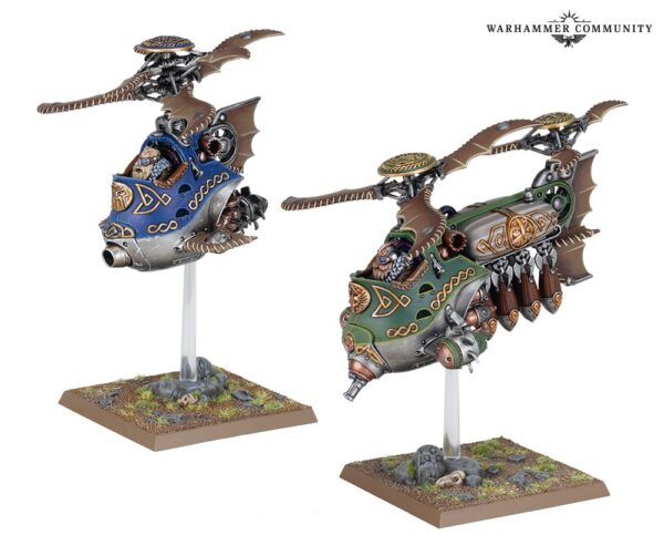 Warhammer the Old World Dwarfen Mountain Holds Dwarf Gyrocopters and Gyrobombers 10-13
