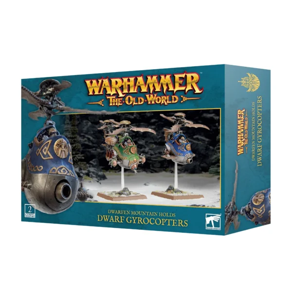 Warhammer the Old World Dwarfen Mountain Holds Dwarf Gyrocopters and Gyrobombers 10-13