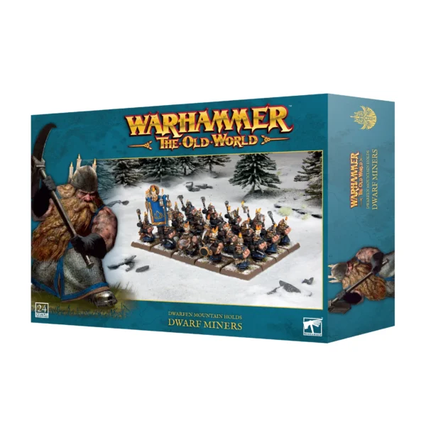 Warhammer the Old World Dwarfen Mountain Holds Dwarf Miners 10-12