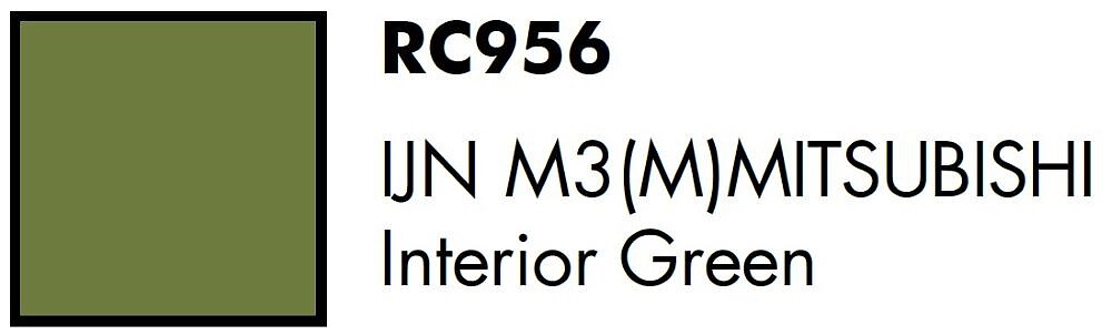 AK Interactive Real Colors Military IJN M3 M MITSUBISHI Interior Green 17ml RC956