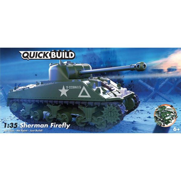 Airfix Sherman Firefly Quick Build 1/35 Scale J6042