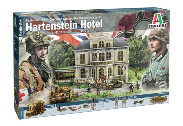 Italeri 1944 Market Garden Hartenstein Hotel Battle Set 1/72 Scale 9107