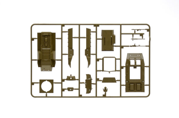Italeri M8 M20 Tank 1/56 Scale 25759