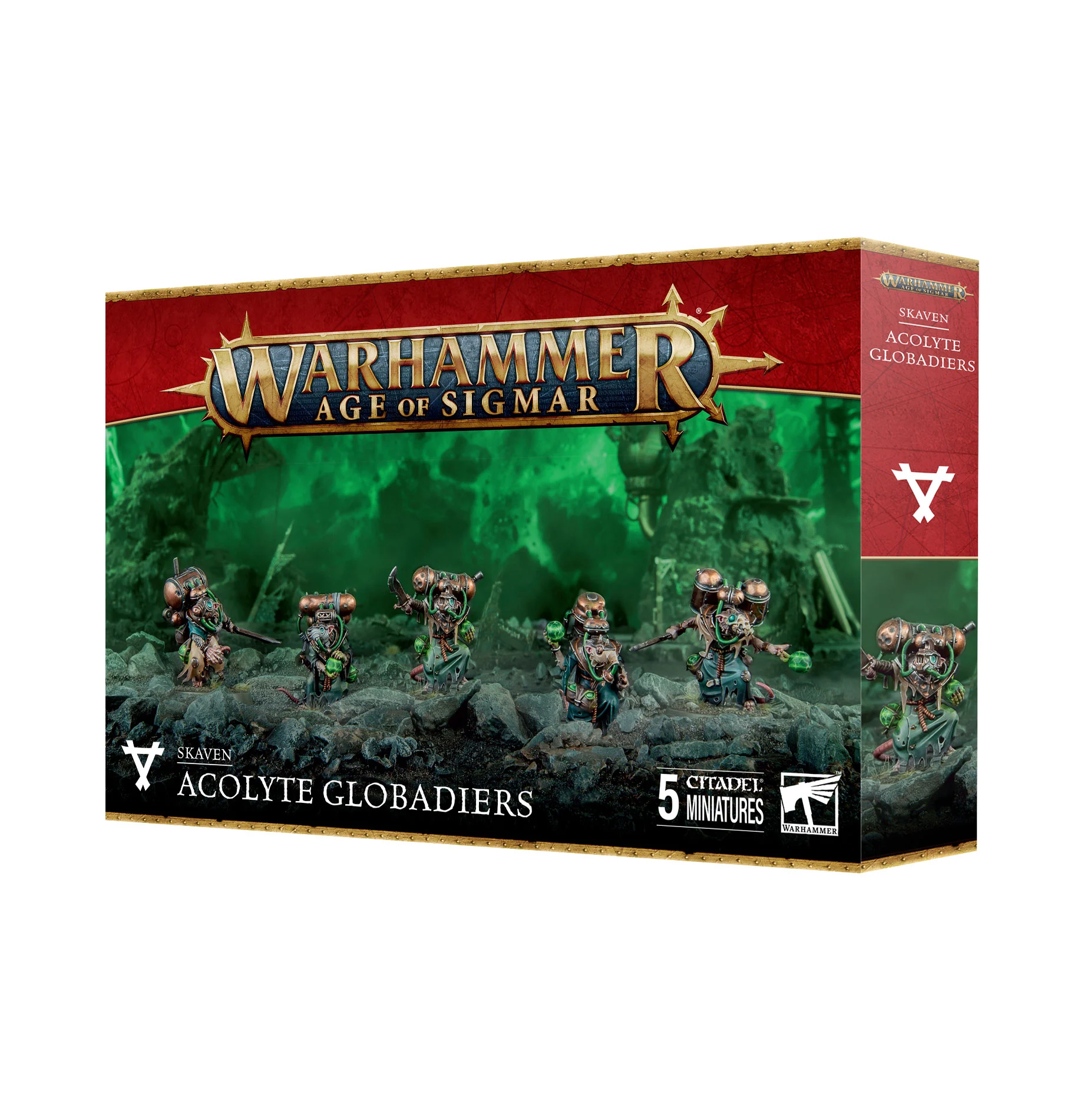 Warhammer Age of Sigmar Spearhead Skaven Acolyte Globadiers 90-47