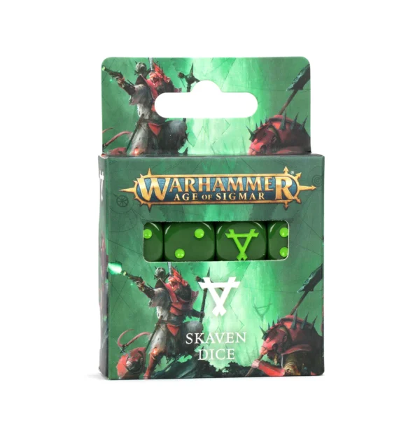 Warhammer Age of Sigmar Spearhead Skaven Set of Dice 90-04