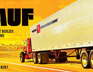 AMT Fruehauf Van FB Beaded Panel 40 foot 1/25 Scale 1478