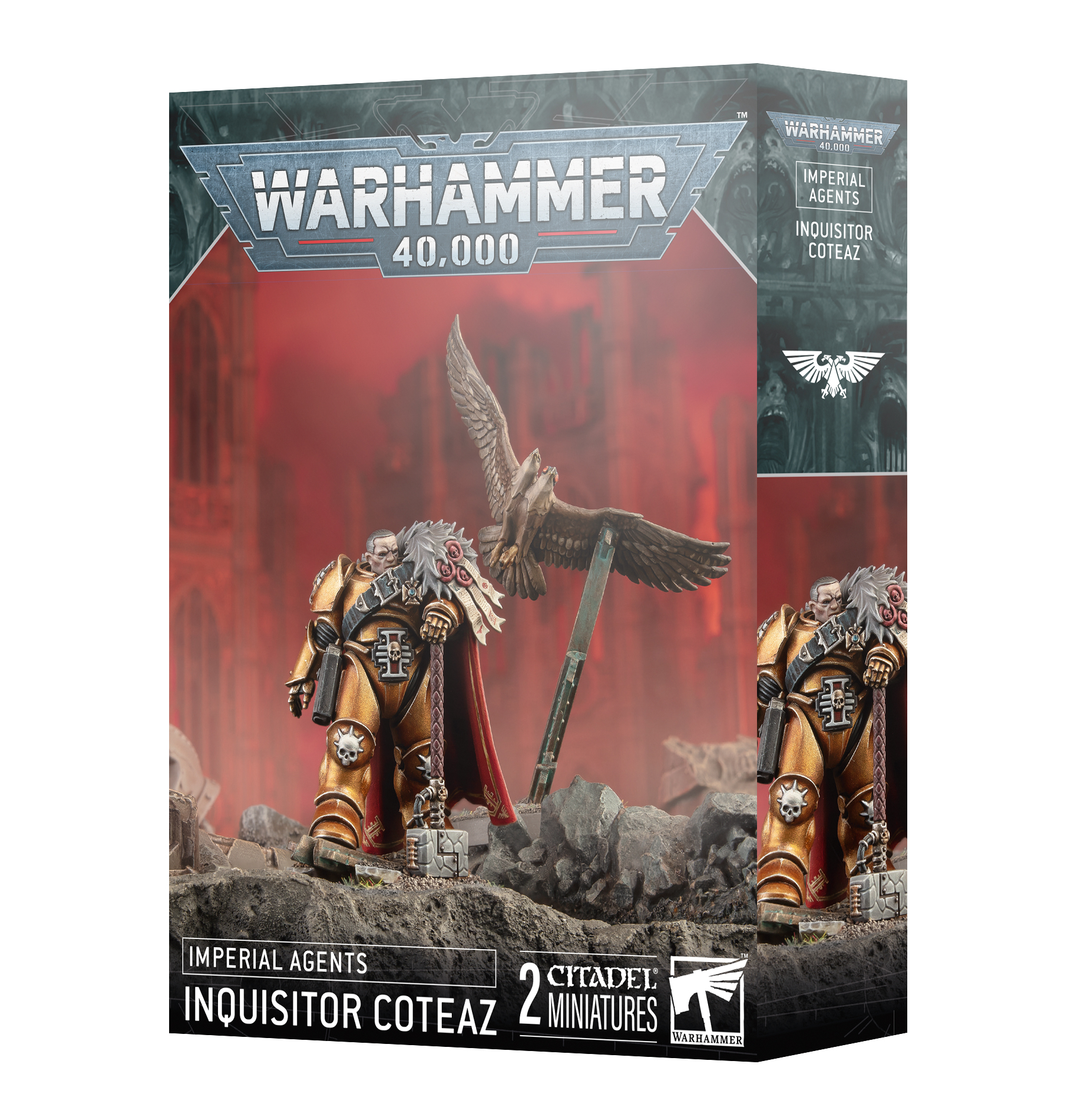 Warhammer 40k Inquisitor Coteaz - Figurine Citadel Finecast - Space Marines - Neuf