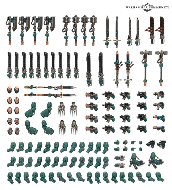 Warhammer The Horus Heresy Legiones Astartes Melee Weapons Upgrade Set 31-99