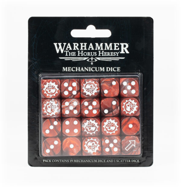 Warhammer The Horus Heresy Legions Imperialis Mechanicum Set of Dice 31-37