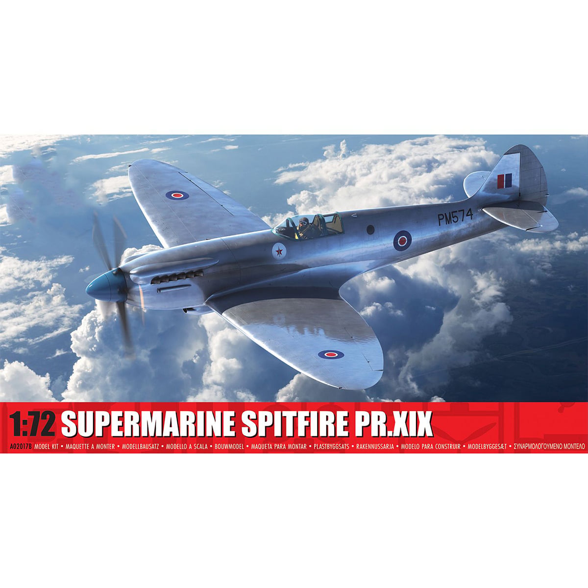 Airfix Supermarine Spitfire Pr.XIX 1/72 Scale A02017B