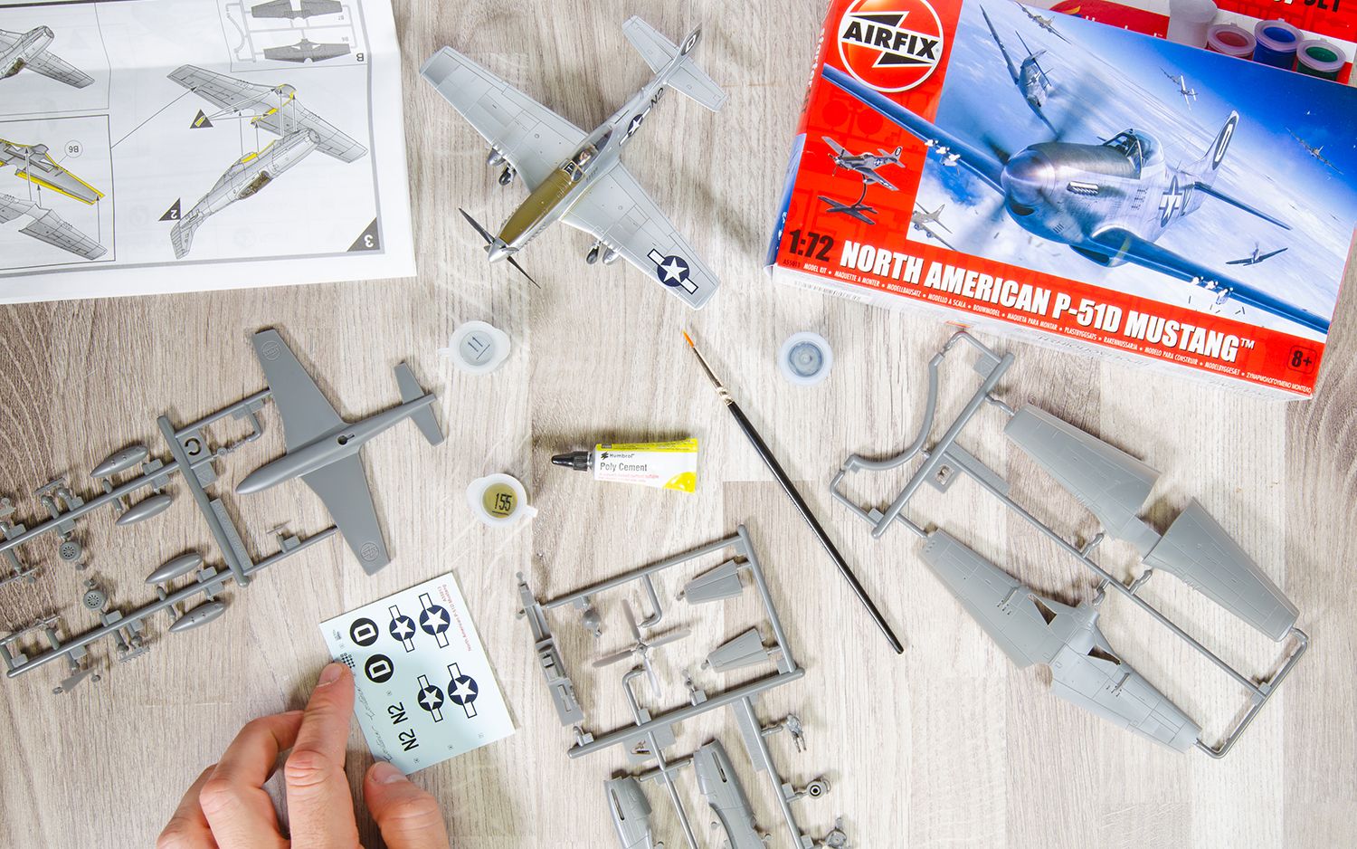 Airfix North American P-51D Mustang 1/72 Scale A55013