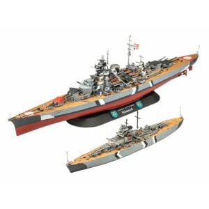 Revell The Legendary Bismarck 1/700 and 1/1200 Scale 05637 Gift Set