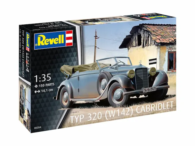 Revell Typ 320 W142 Cabriolet 1/35 Scale 03354