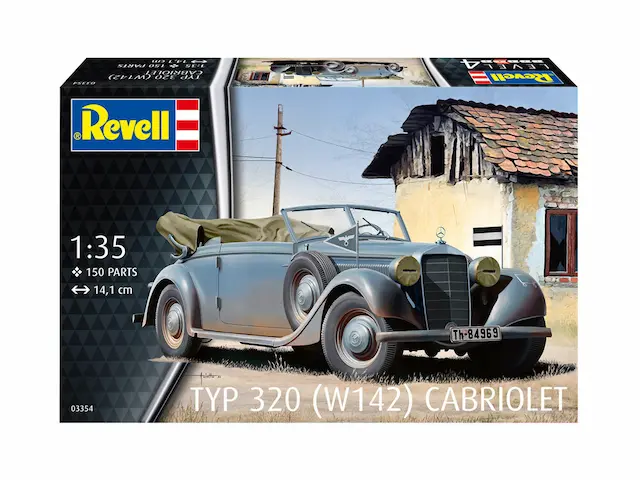 Revell Typ 320 W142 Cabriolet 1/35 Scale 03354