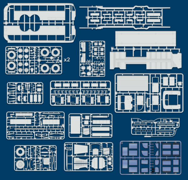 Roden Vomag Omnibus 7 OR 660 WWII German Staff Bus 1/35 Scale ROD 824