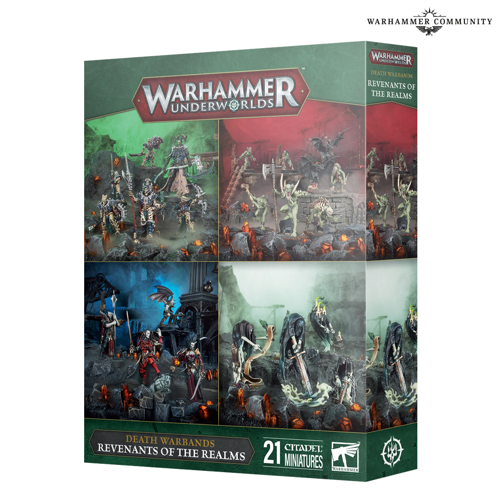 Warhammer Underworlds: Revenants Of The Realm – Warband Morte – Nuovo 34-006